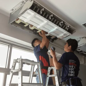 บริการล้างแอร์แบบแขวน/ตั้งพื้น ขนาด 12,000 - 48,000 BTU