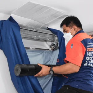 บริการล้างแอร์แบบติดผนัง พรีเมียม