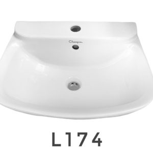 อ่างล้างหน้า L174 สีขาว
