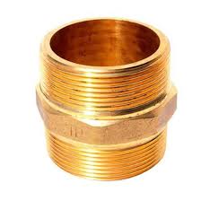 นิปเปิ้ล 3/4"(20) ทองเหลือง